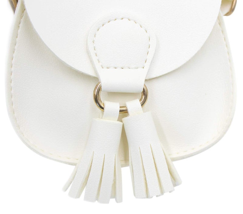 JUMISEE Kids Girls Toddler Mini Shoulder Purse Crossbody Bag with Tassel - Image 2